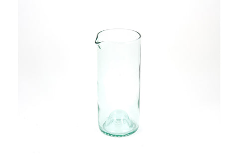 Aqua Carafe  - Wine Punt Bottom - Recycled Wine Bottle