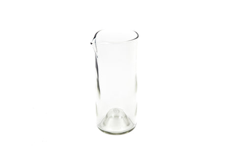 Clear Carafe  - Wine Punt Bottom - Recycled Wine Bottle