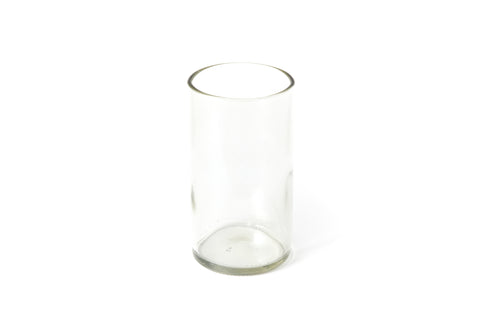 Wine Punts Tall Clear Flat Bottom Drinking Glasses Set Of 4