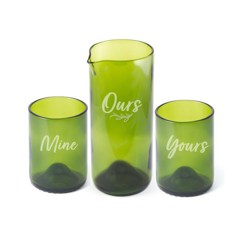 Clear 16oz Original Wine Punt Recycled Glasses – Wine Punts