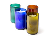 Sangria Scented Wine Punt Candle In Recycled WIne Bottle Glass