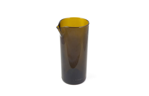 Amber Carafe - Wine Punt Bottom - Recycled Wine Bottle